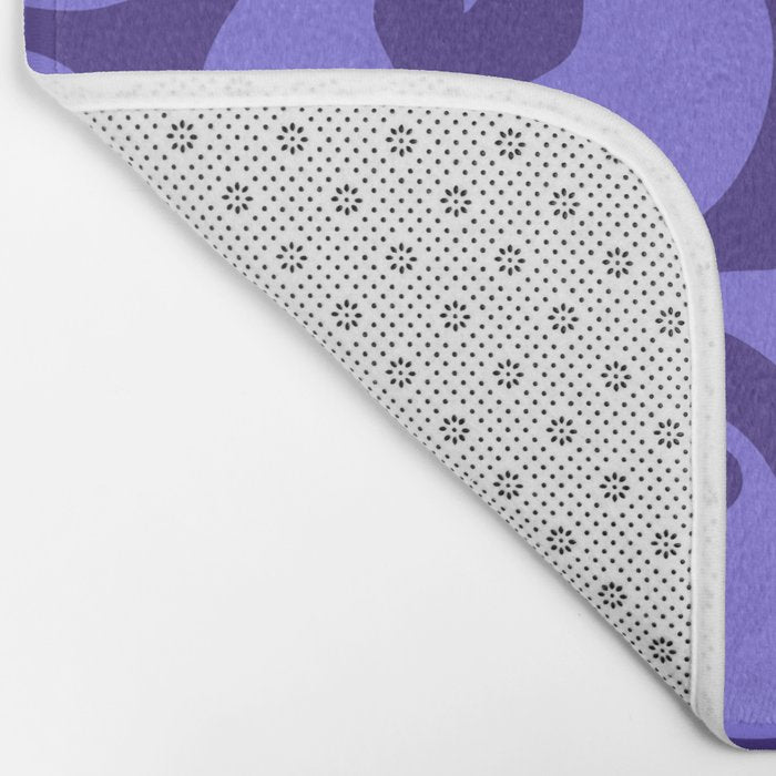 Halloween ghost cartoon pattern art Bath Mat Gallery Image 2