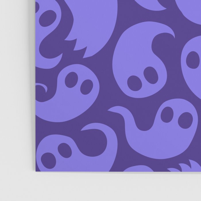 Halloween ghost cartoon pattern art Poster Gallery Image 3