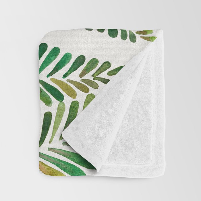 Happy Sloth - Tropical Green Rainforest Throw Blanket Gallery Image 3