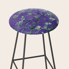 Vincent van Gogh "Almond Blossoms" (edited purple) Stool Gallery Image 2