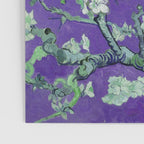 Vincent van Gogh "Almond Blossoms" (edited purple) Poster Gallery Image 3