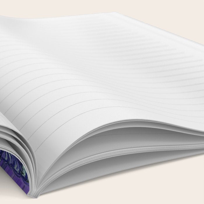 Vincent van Gogh "Almond Blossoms" (edited purple) Notebook Gallery Image 2
