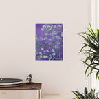 Vincent van Gogh "Almond Blossoms" (edited purple) Poster Gallery Image 2