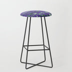 Vincent van Gogh "Almond Blossoms" (edited purple) Stool Gallery Image 1