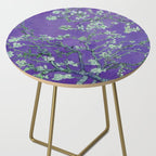Vincent van Gogh "Almond Blossoms" (edited purple) Side Table Gallery Image 2