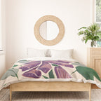 Contemporary Botanical Garden Foxglove in Bloom Duvet Cover Gallery Image 3