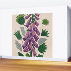 Contemporary Botanical Garden Foxglove in Bloom Wall Mural Gallery Image 2