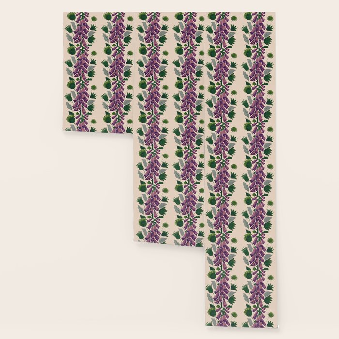 Contemporary Botanical Garden Foxglove in Bloom Wallpaper Gallery Image 3