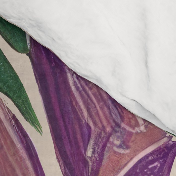 Contemporary Botanical Garden Foxglove in Bloom Comforter Gallery Image 4