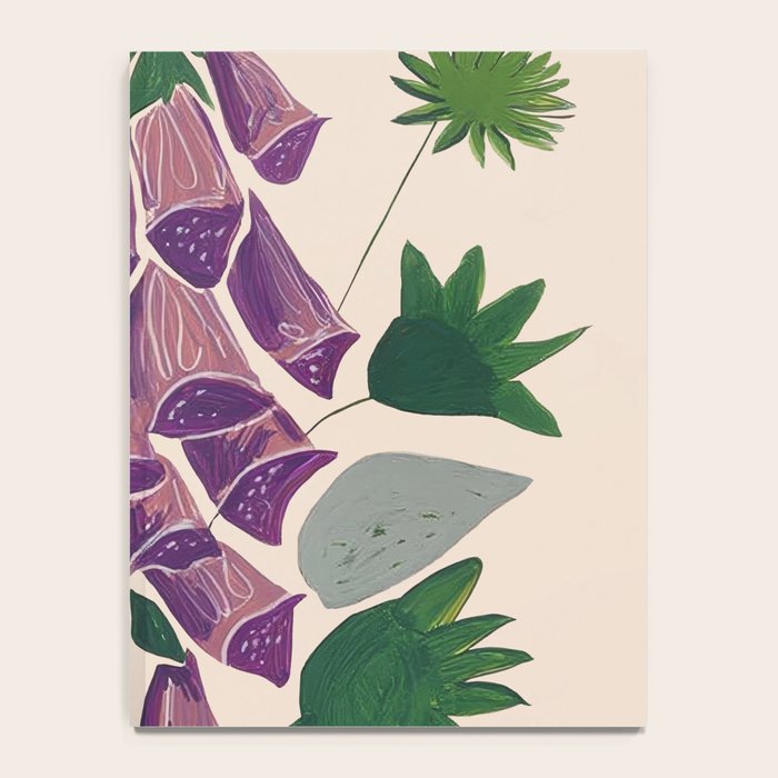 Contemporary Botanical Garden Foxglove in Bloom Notebook Gallery Image 4