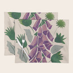 Contemporary Botanical Garden Foxglove in Bloom Placemat Gallery Image 1