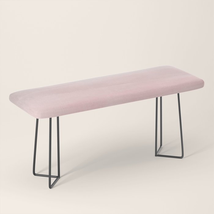 Blushing Pink & Grey Watercolor Bench Gallery Image 1