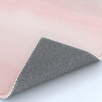 Blushing Pink & Grey Watercolor Rug Gallery Image 4