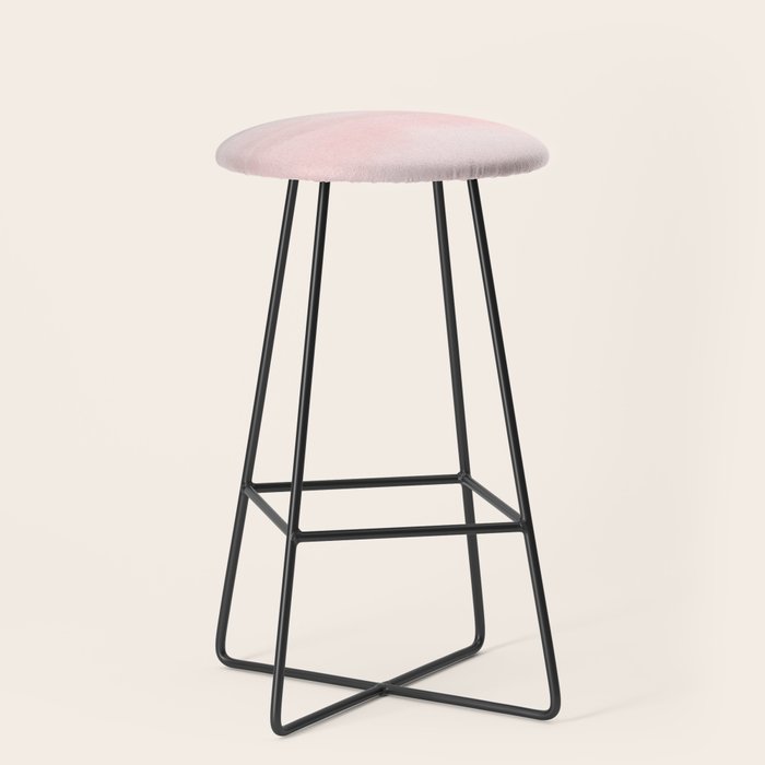 Blushing Pink & Grey Watercolor Stool Gallery Image 1