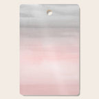 Blushing Pink & Grey Watercolor Cutting Board Gallery Image 1
