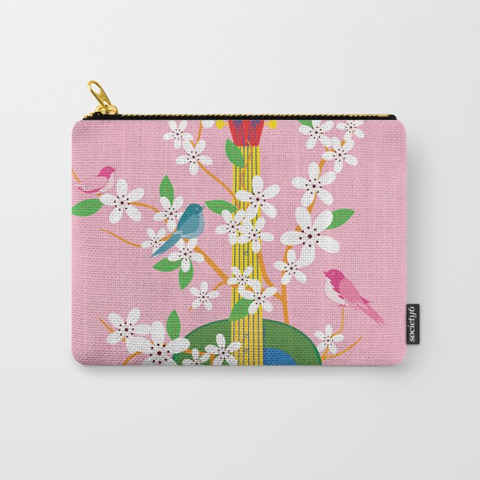 Melody in Bloom 3 Carry All Pouch Gallery Image 1