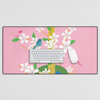 Melody in Bloom 3 Desk Mat Gallery Image 1