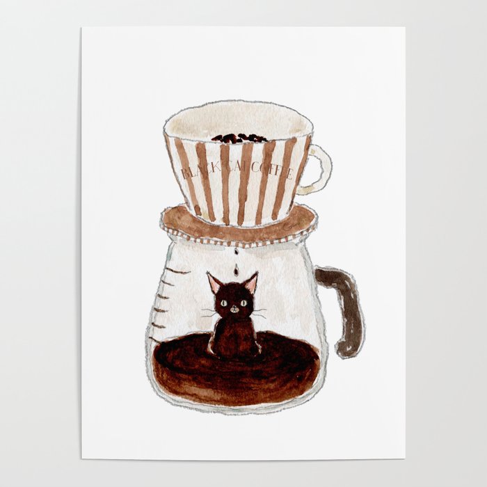 BLACK CAT COFFEE Poster Gallery Image 4