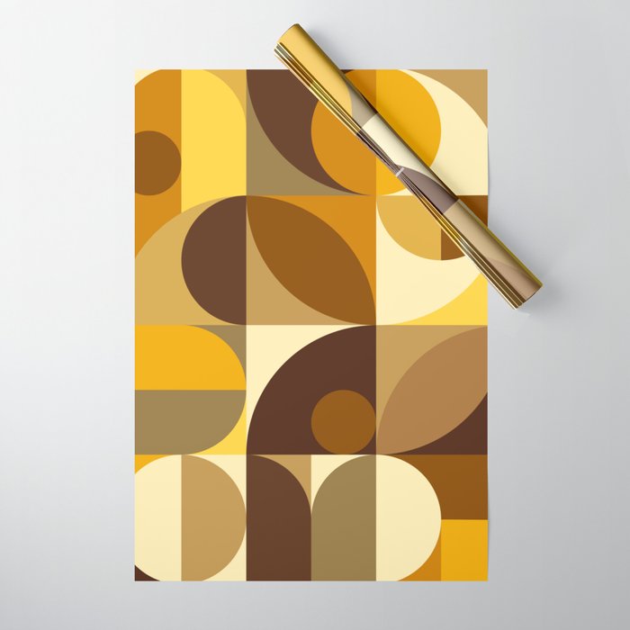 Mid Century 30B Wrapping Paper Gallery Image 1