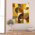 Mid Century 30B Wall Tapestry Gallery Image 2