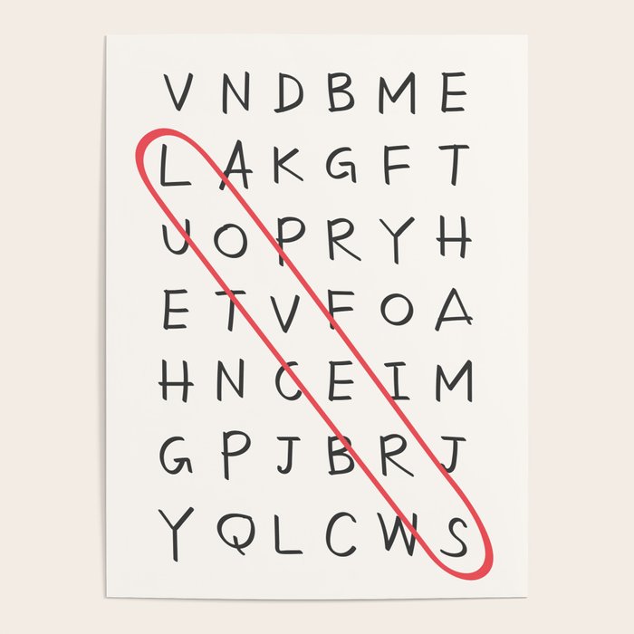 Lovers Word Search Poster Gallery Image 4