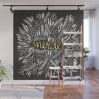 Pardon My French - Gold on Black Wall Mural Gallery Image 1