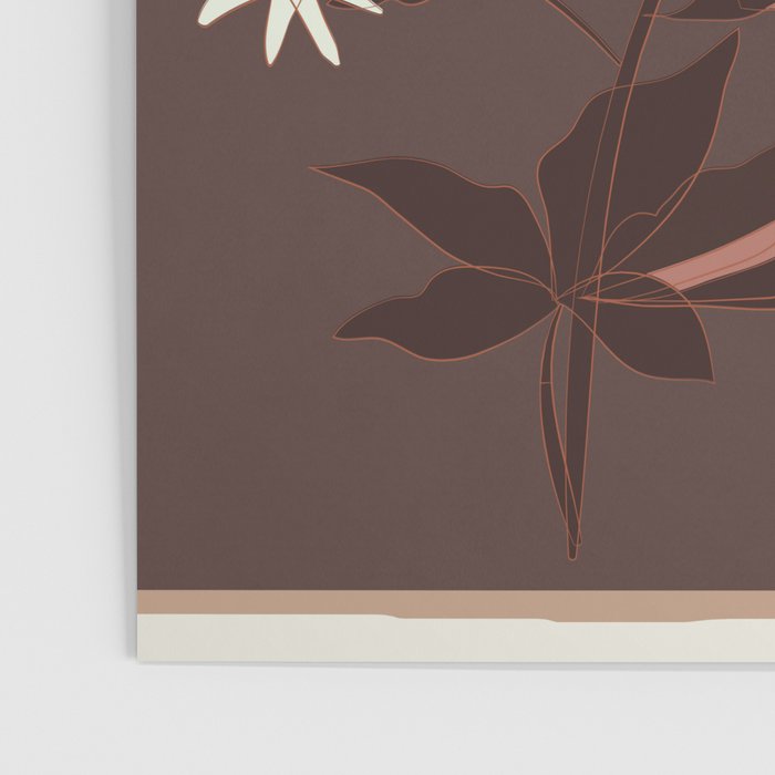 Floral Mocha 3 Poster Gallery Image 3