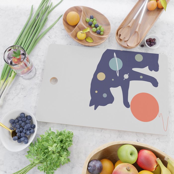 Cat Landscape 51 Cutting Board Gallery Image 2
