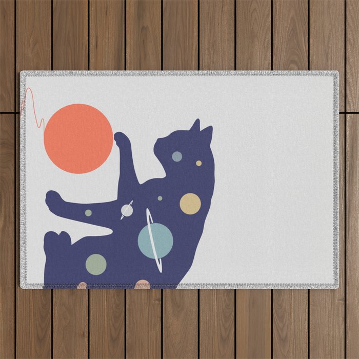 Cat Landscape 51 Outdoor Rug Gallery Image 1