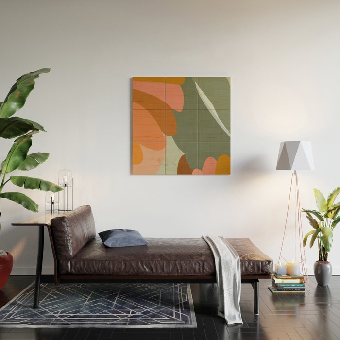 Floria V3 Wood Wall Art Gallery Image 2