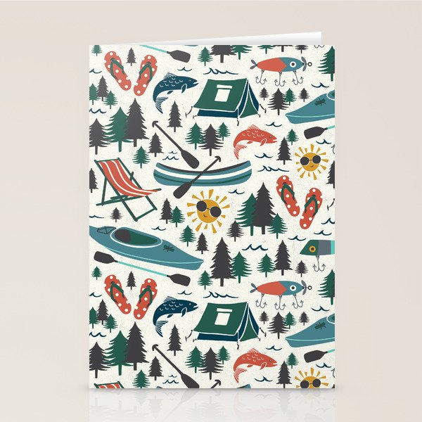 Lake Life - Summer Ivory Stationery Card Gallery Image 1