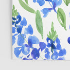 Watercolor Texas bluebonnets Poster Gallery Image 3