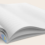 Colorful pastel flower art pattern Notebook Gallery Image 2