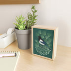 Magpie & Mistletoe Mini Art Print Gallery Image 2