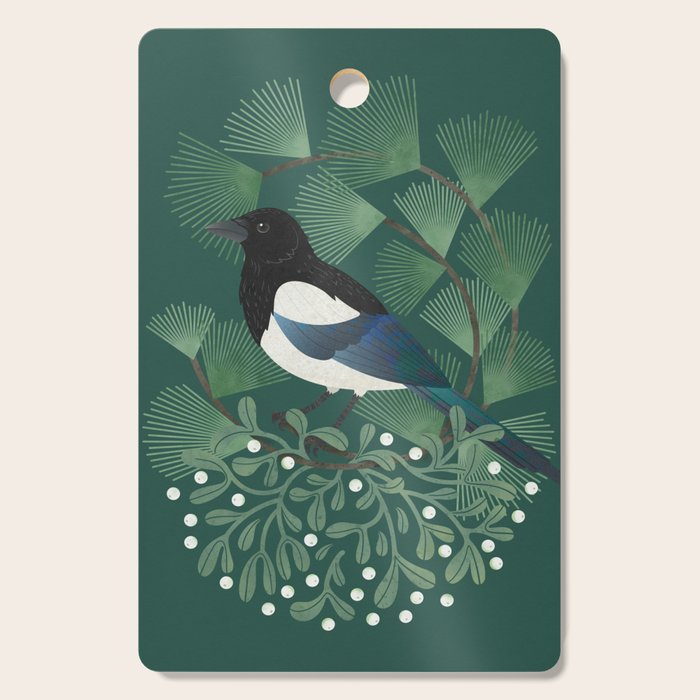 Magpie & Mistletoe Cutting Board Gallery Image 1