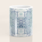 Yoga, Mandala, Green and Blue, Wall Art Boho Coffee Mug Gallery Image 4