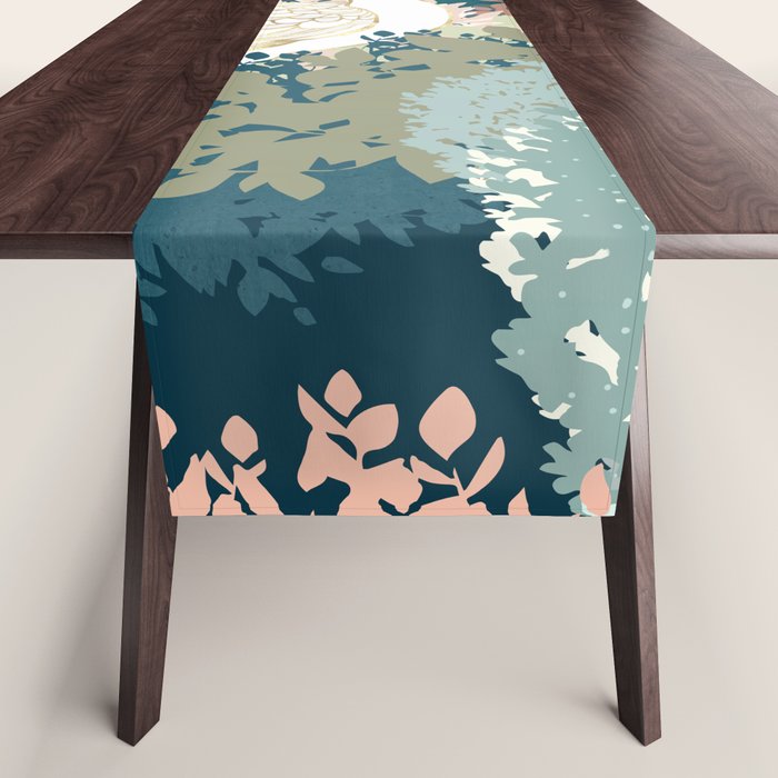 Peacock Garden II Table Runner Gallery Image 1