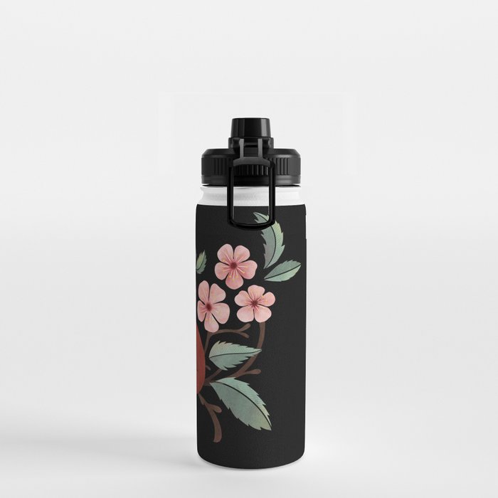 Fox in Cherry Blossoms Water Bottle Gallery Image 2