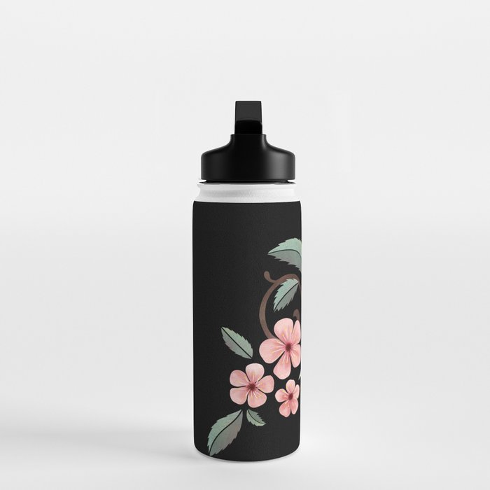 Fox in Cherry Blossoms Water Bottle Gallery Image 3