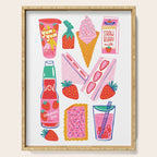 Strawberry Snacks Serving Tray Gallery Image 1