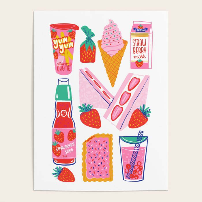 Strawberry Snacks Poster Gallery Image 4