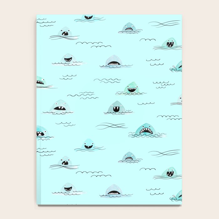 Sharkhead - Shark Pattern Notebook Gallery Image 4