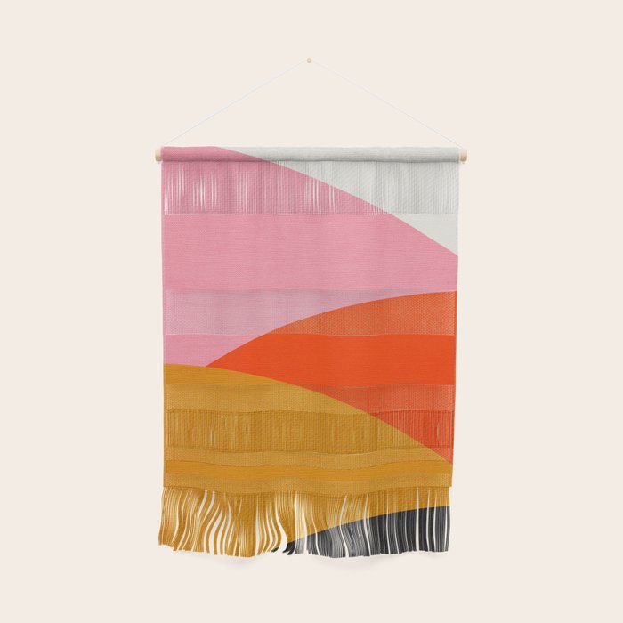 Landscape 01: Mid Century Abstraction Wall Hanging Gallery Image 1