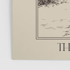 The Moon Tarot Card Poster. Mystic Landscape. Esoteric tarot. Dark moon Poster Gallery Image 3