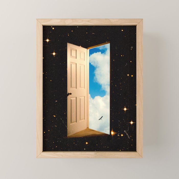 The Portal: From The Stars To The Clouds Mini Art Print Gallery Image 1