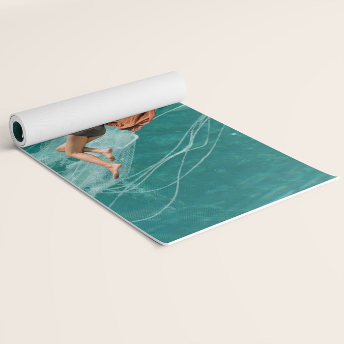 Wherever the current takes me (the jellyfish) Yoga Mat Gallery Image 2
