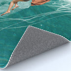 Wherever the current takes me (the jellyfish) Rug Gallery Image 4