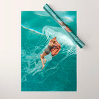 Wherever the current takes me (the jellyfish) Wrapping Paper Gallery Image 1