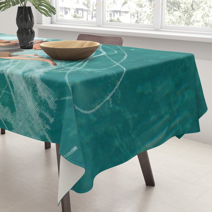Wherever the current takes me (the jellyfish) Tablecloth Gallery Image 3