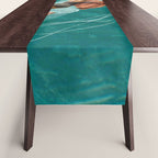Wherever the current takes me (the jellyfish) Table Runner Gallery Image 1